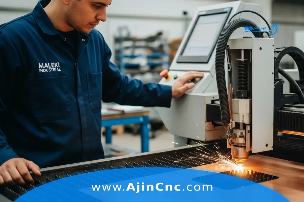 تکنییسین برش لیزر مس