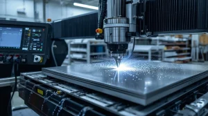 برش آلومینیوم با cnc در محیط صنعتی