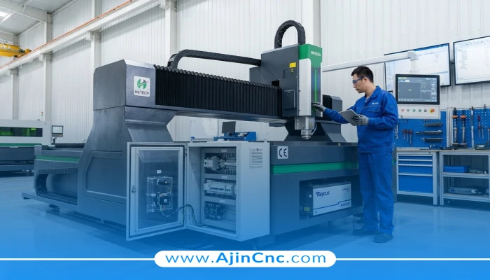 دستگاه لیزر فایبر چینی باکیفیت و استاندارد عرضه‌شده توسط آجین CNC