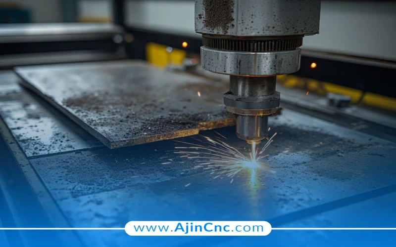 نمودار مقایسه فشار کم، مناسب و زیاد گاز کمکی و تاثیر آن بر کیفیت برش