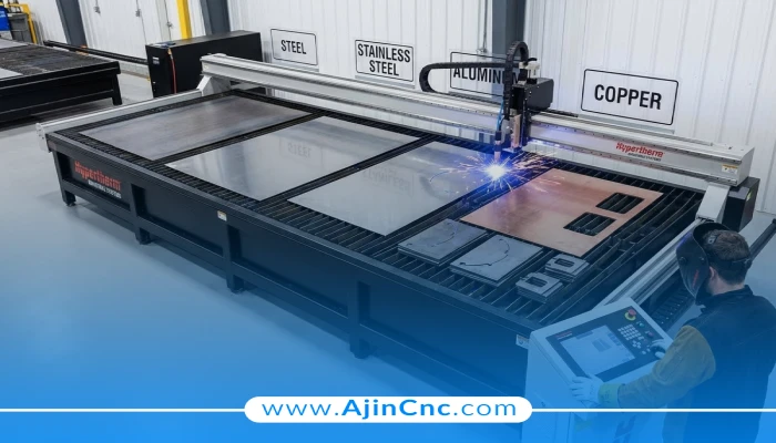 قابلیت برش انواع فلزات رسانا با دستگاه پلاسما